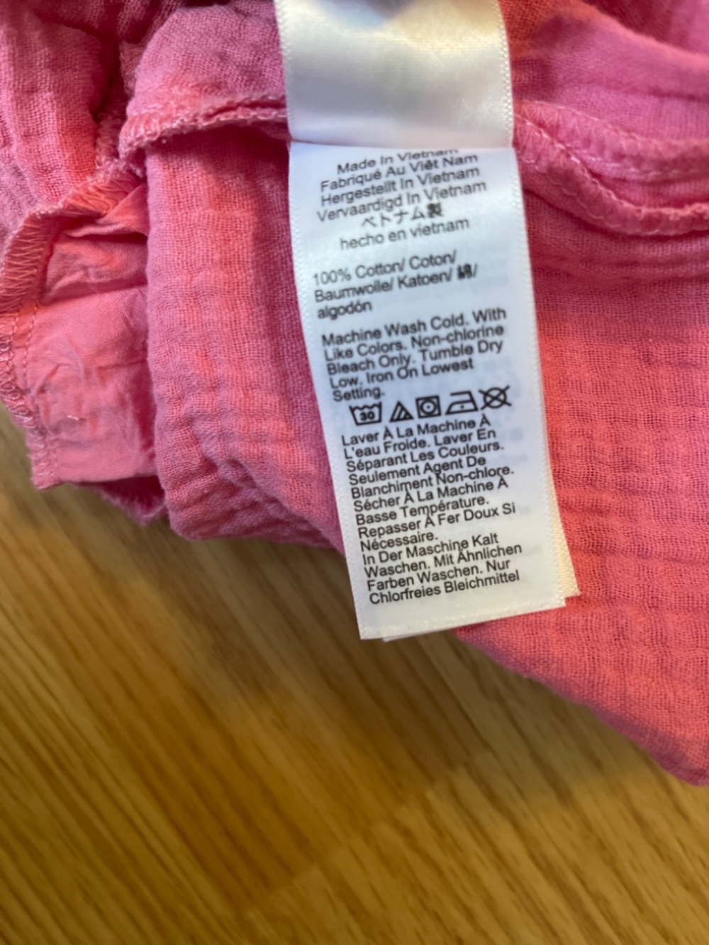 J. Crew Gauze Popover Pink Mini Short Sleeve Cotton Dress Size Small - Picture 8 of 10